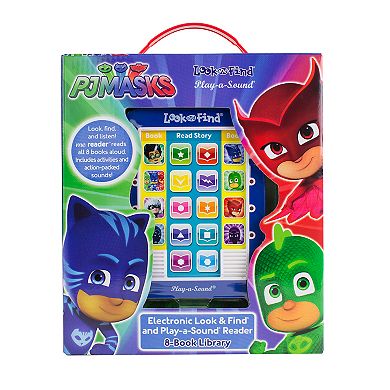 PJ Masks Look And Find Play-A-Sound 8-Book Electronic Reader