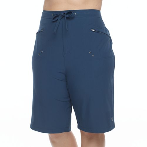 Plus Size Free Country Bermuda Swim Shorts
