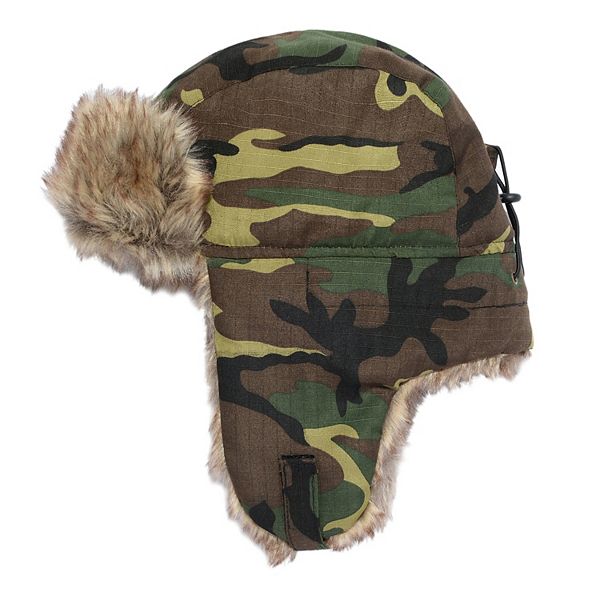 Cold Weather Trapper Hat - Olive Green - Forces Uniform and Kit