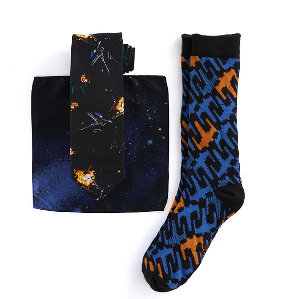 Men's Star Wars 3Piece Sock, Tie & Handkerchief Set