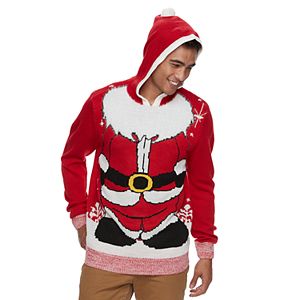 Men's Hooded Ugly Christmas Sweater