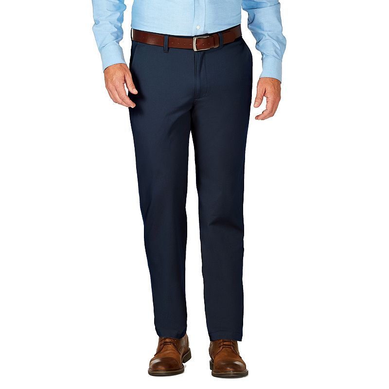 UPC 019783085203 product image for Mens J.M. Haggar Luxury Comfort Premium Flex-Waist Slim-Fit 4-Way Stretch Flat-F | upcitemdb.com