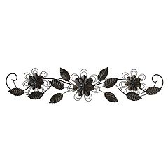 Stratton Home Decor Metal Flower Over-The-Door Wall Decor 
