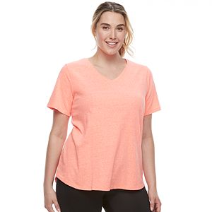 Plus Size Tek Gear DRY TEK Easy V-Neck Tee