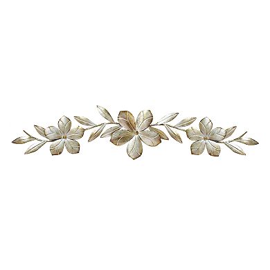 Stratton Home Decor Textured Flower Over-The-Door Wall Decor 