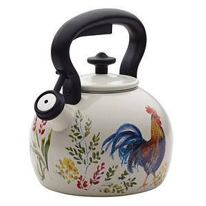 Paula Deen Signature Garden 2-qt. Enamel on Steel Rooster Teakettle