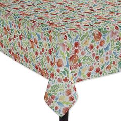 tablecloth table kohls cloths linens kohl celebrate bright floral together spring