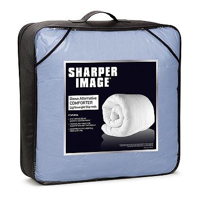 Sharper Image 370 Thread Count Lightweight Warmth Down-Alternative Comforter
