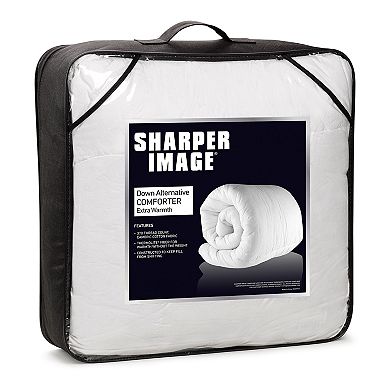 Sharper Image 370 Thread Count Extra Warmth Down-Alternative Comforter