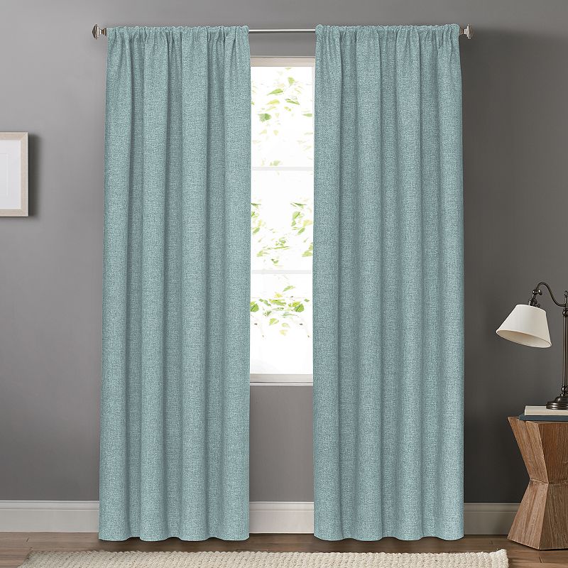 Sonoma Goods For Life Blackout 1-Panel Dynasty Window Curtain, Light Blue, 