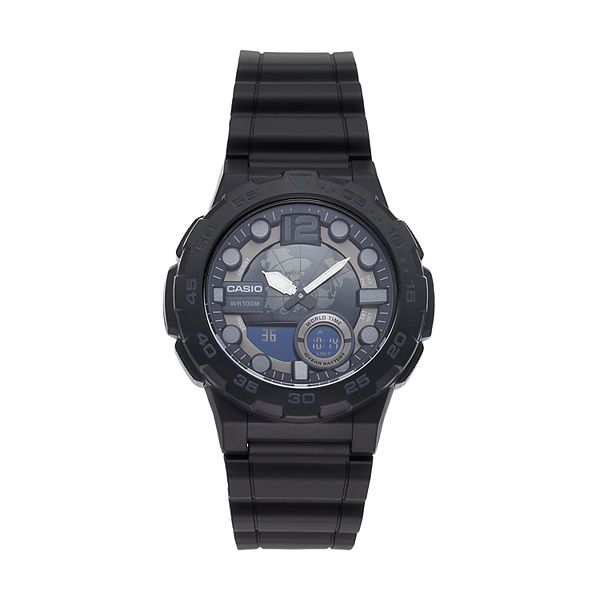 Casio men's world outlet time watch