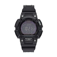 Casio Men's 10-Year Battery Digital Vibration Alarm Watch - W-735H