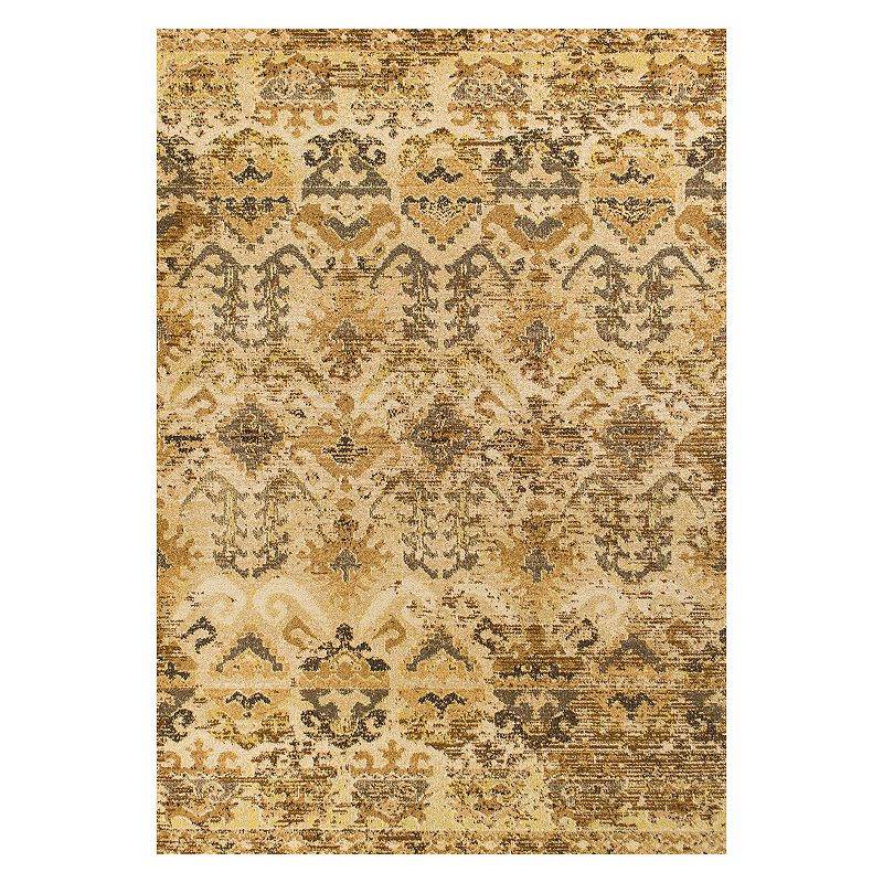 18042007 KAS Rugs Casablanca Medina Ikat Rug, Med Beige, 8X sku 18042007