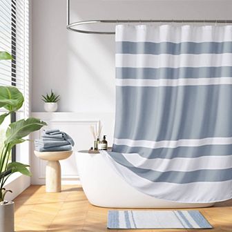 Madison Park Spa Waffle 3M Water Repellent Shower Curtain