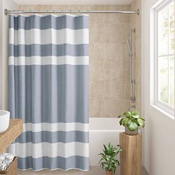 Madison Park Spa Waffle 3M Water Repellent Shower Curtain