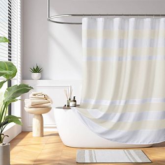 Madison Park Spa Waffle 3M Water Repellent Shower Curtain