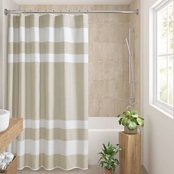 Madison Park Spa Waffle 3M Water Repellent Shower Curtain