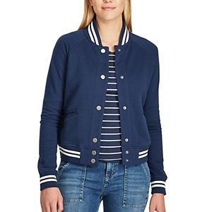 Women's Chaps French Terry Baseball Jacket