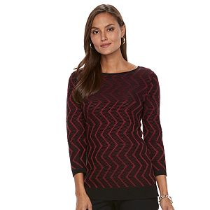 Women's Dana Buchman Zigzag Sweater