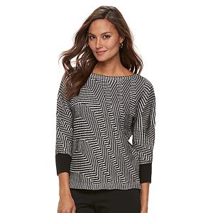 Women's Dana Buchman Boatneck Sweater