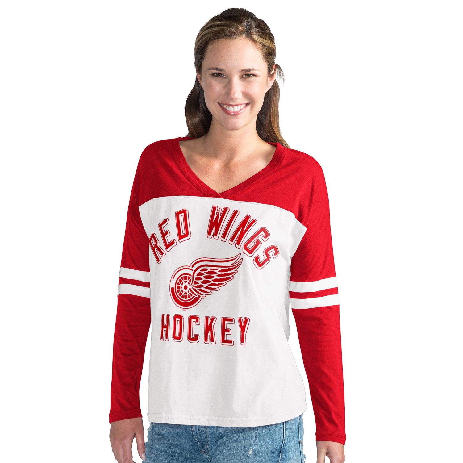 womens detroit red wings shirt