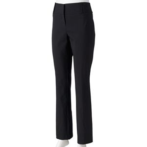 Women's Studio 253 Wide Waistband Bootcut Dress Pants