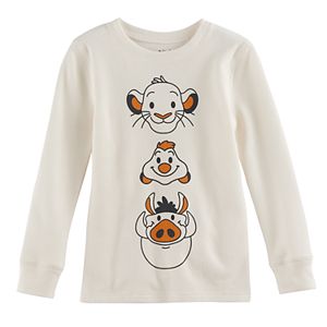 Disney's The Lion King Boys 4-10 Simba, Pumba & Simon Thermal Top by Jumping Beans®