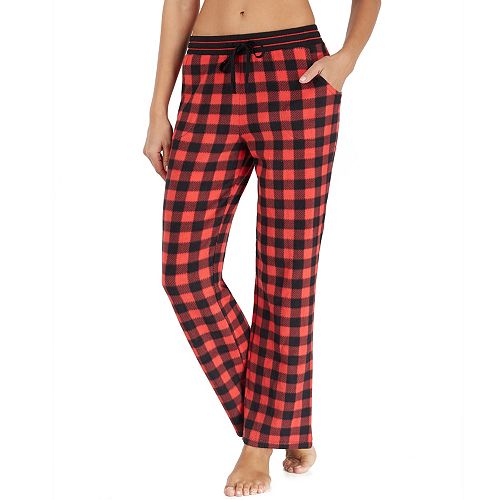 Women's Cuddl Duds Pajamas Drawstring Microfleece Pants
