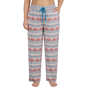 Plus Size Cuddl Duds Pajamas: Drawstring Microfleece Pants