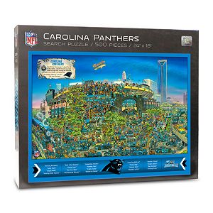 Carolina Panthers Find Joe Journeyman Search Puzzle