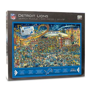 Detroit Lions Find Joe Journeyman Search Puzzle