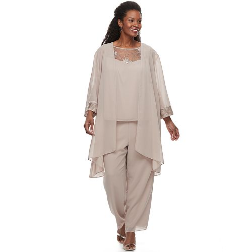 le suit plus size pant suits