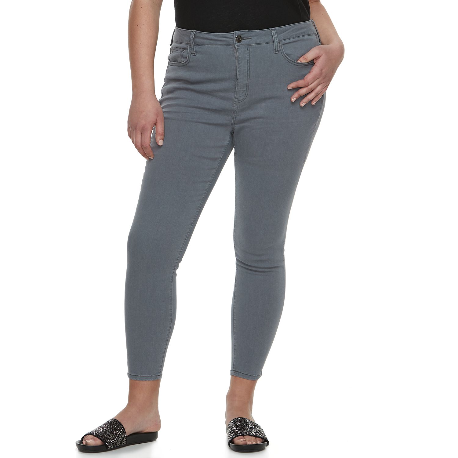 plus size ankle jeggings