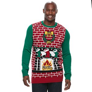 Big & Tall Chimney Ugly Christmas Sweater