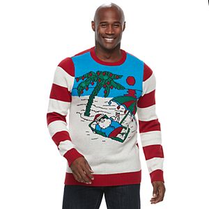 Big & Tall Beach Ugly Christmas Sweater