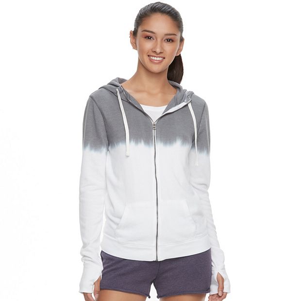 Juniors' SO® Thumb Hole Zip-Up Hoodie