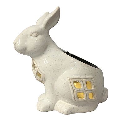 Sonoma Goods For Life® Solar Powered Bunny Lantern Outdoor Table Decor 