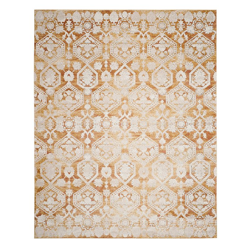 Safavieh Palermo Medallion Rug, Gold, 5X7.5 Ft