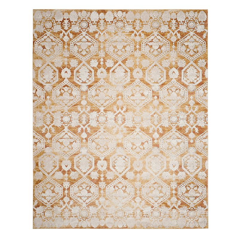 Safavieh Palermo Medallion Rug, Gold, 5X7.5 Ft