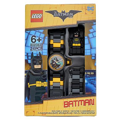 LEGO Kids' The Batman Movie Minifigure Interchangeable Watch Set