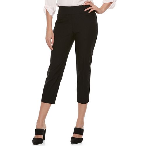 womens pull on capris with pockets