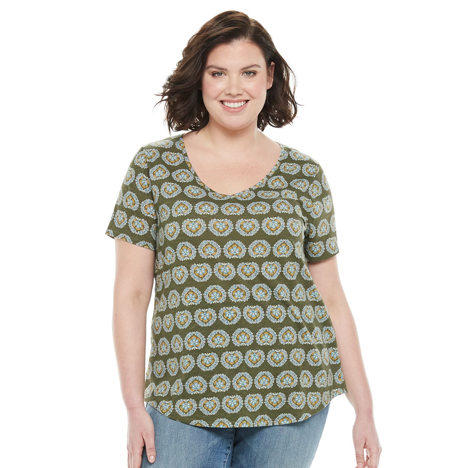 kohls womens plus size tops