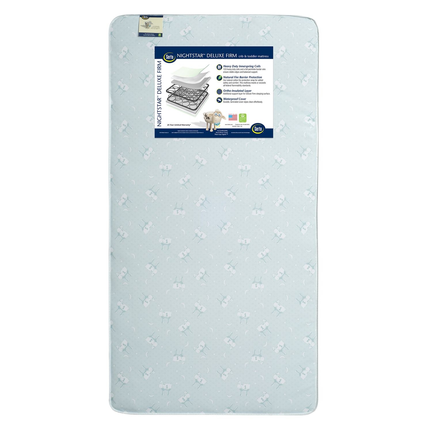 serta icomfort dawn mist crib and toddler mattress