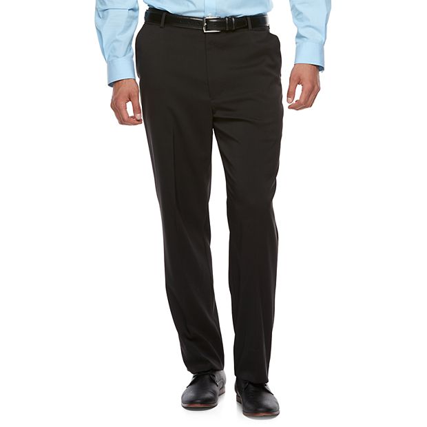 Men's Big & Tall Wrinkle Free Dress Pants, Non Iron Traveler Collection