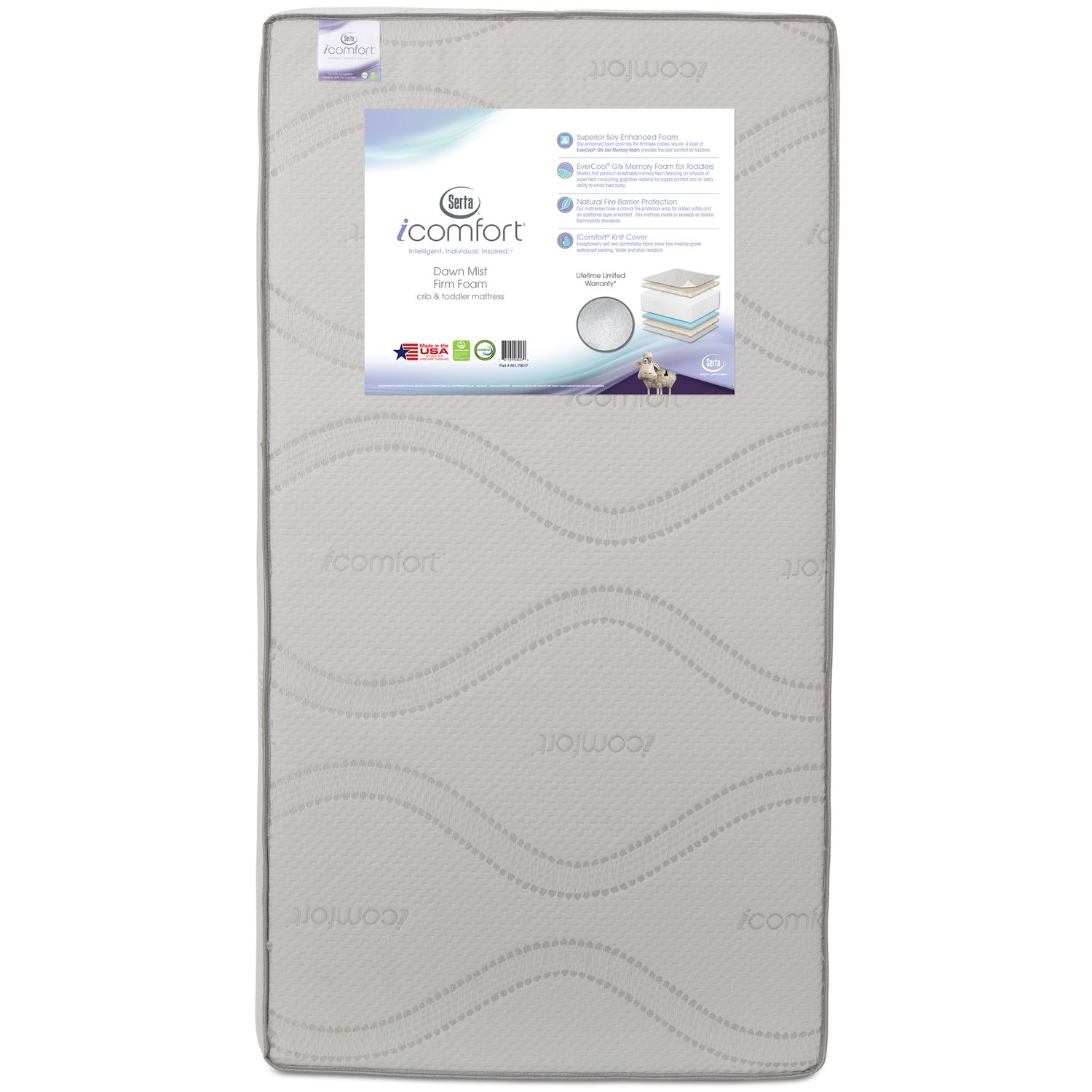 serta nightstar firm crib mattress