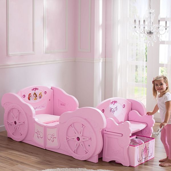 Disney Princess Carriage Toddler To, Princess Twin Car Bed