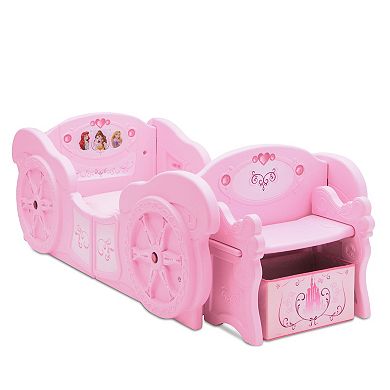 Disney Princess Carriage Toddler-to-Twin Bed & Storage Bench