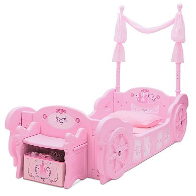 Disney Princess Carriage Toddler-to-Twin Bed & Storage Bench