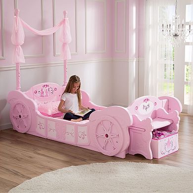 Disney Princess Carriage Toddler-to-Twin Bed & Storage Bench