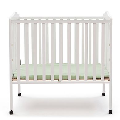 Delta Children Portable Folding Crib With Mattress